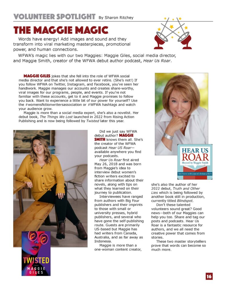 Articles and Features - Maggie Giles Author